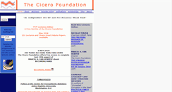 Desktop Screenshot of cicerofoundation.org
